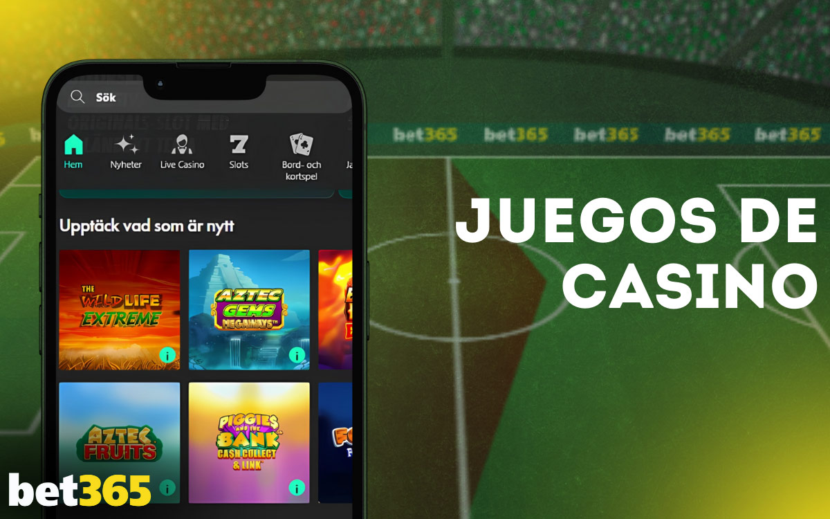 Bet365 Aplicación de juegos de casino