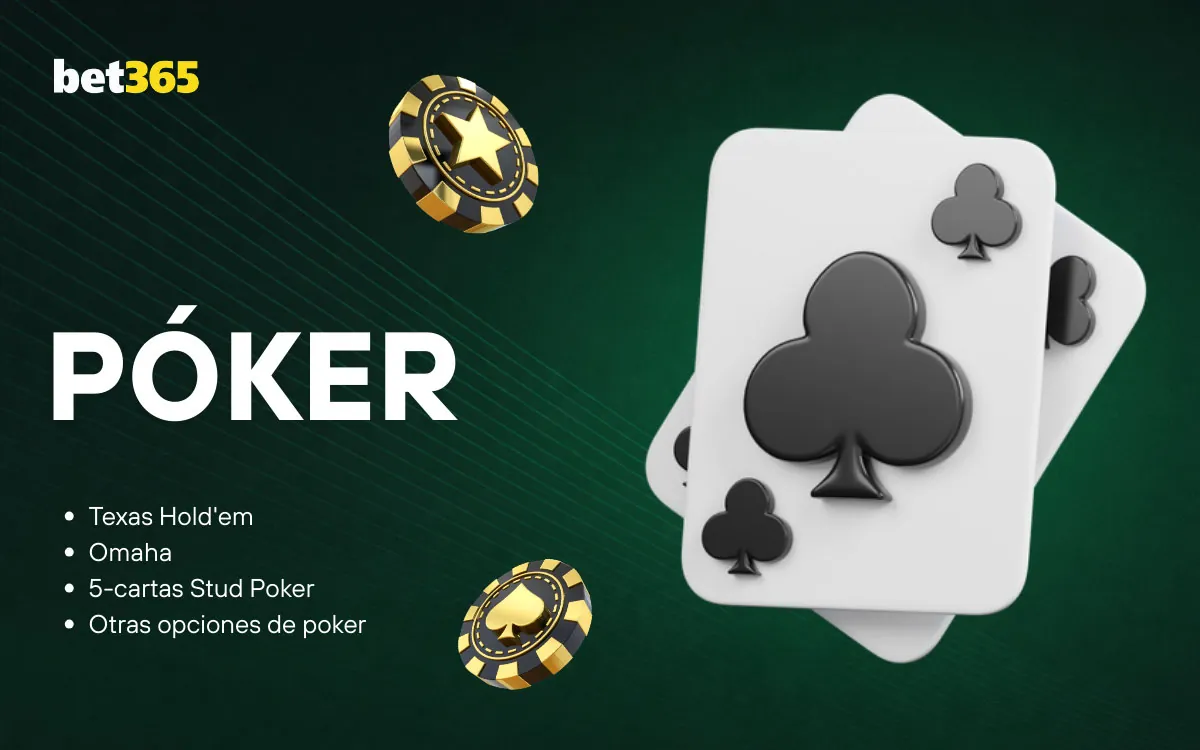 Bet365 Variantes de Póker Disponibles
